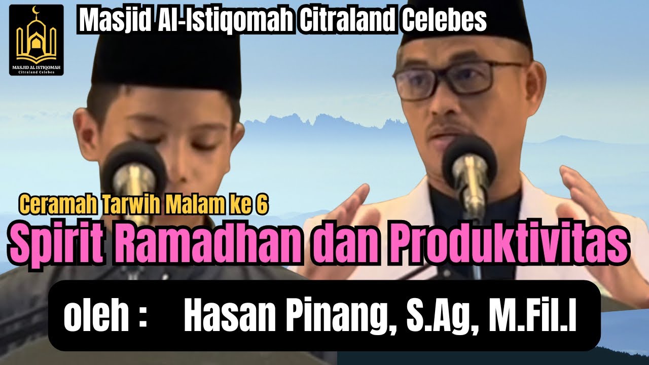 CERAMAH TARWIH hari ke 6 Ramadhan 1447 H, MASJID AL ISTIQOMAH
