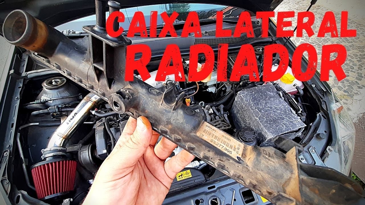 CAIXA LATERAL RADIADOR TRINCADA (CUIDADO COM ESSA PEÇA)
