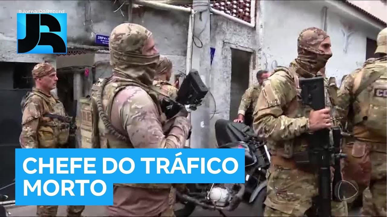 Operação em comunidade do Rio mata chefe do tráfico e outros quatro suspeitos