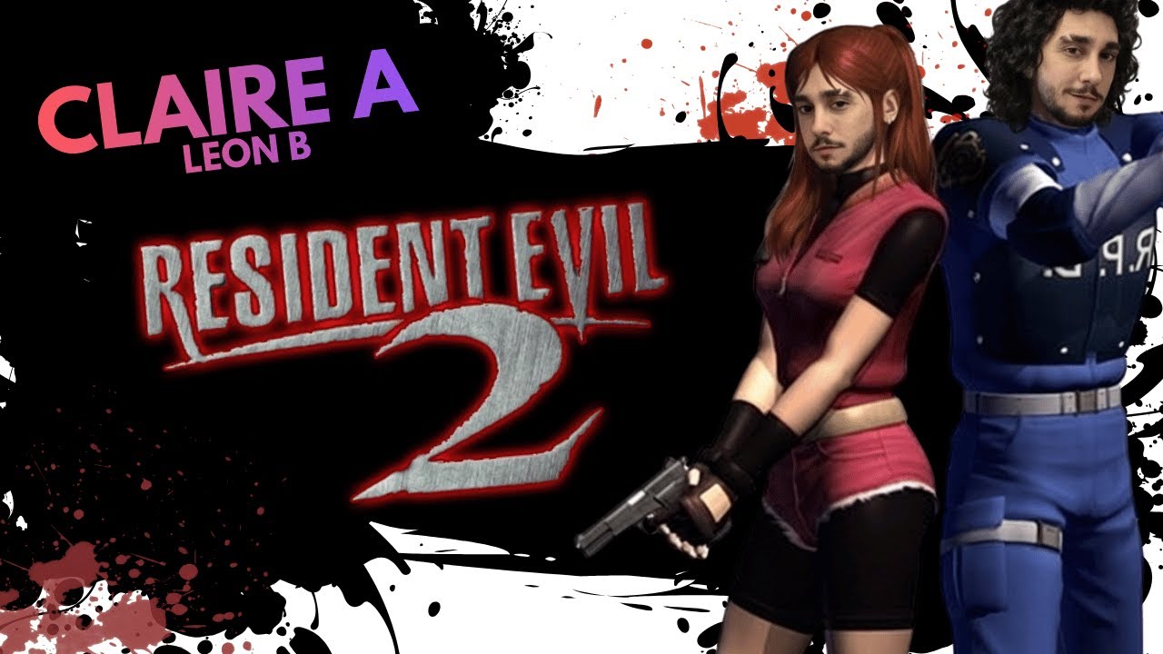 RESIDENT EVIL 2  (1998) CLAIRE A + LEON B - Gameplay