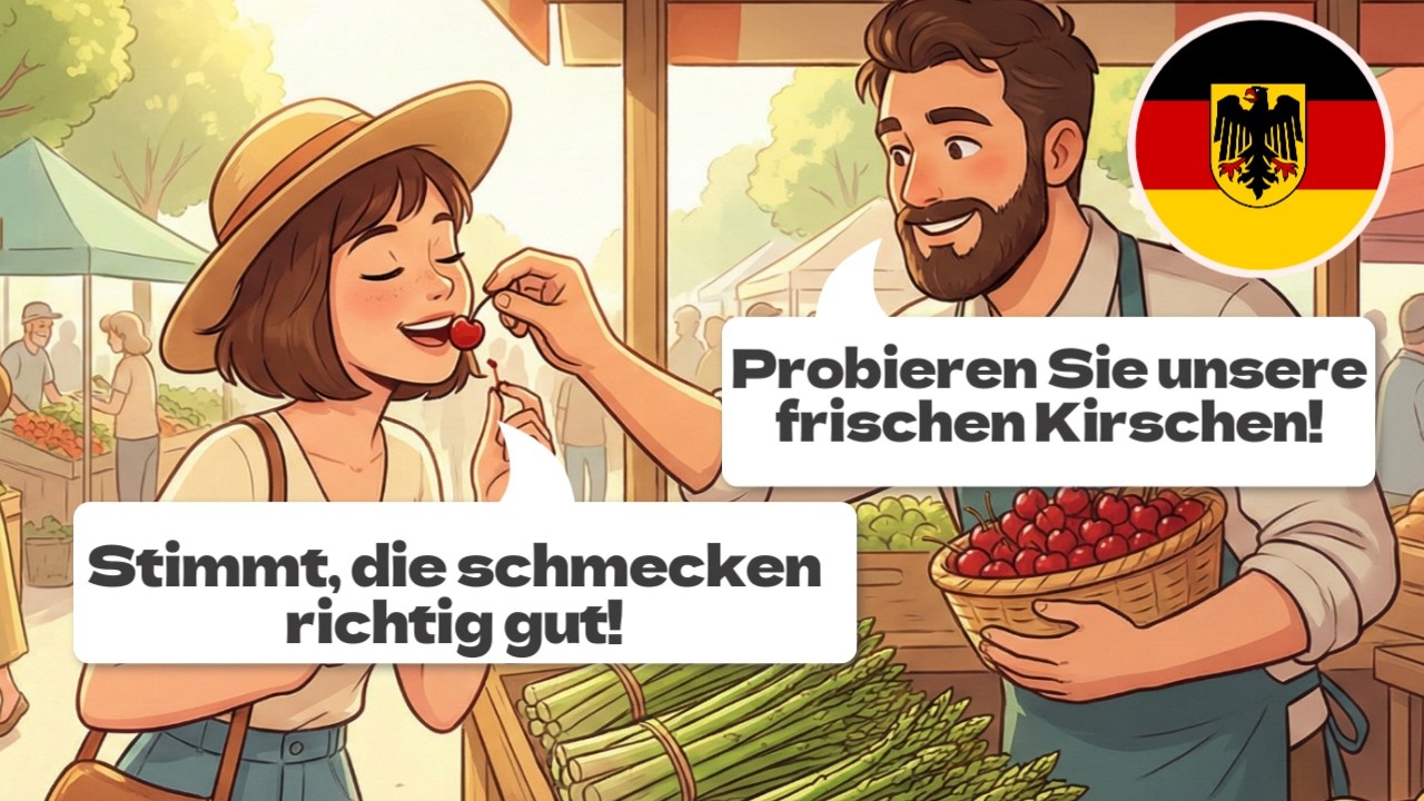 🇩🇪 Практикуйте разговорный немецкий язык на примере 10 реальных жизненных ситуаций. 25 минут реально