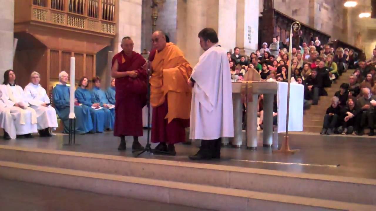 Dalai Lama i Lunds domkyrka