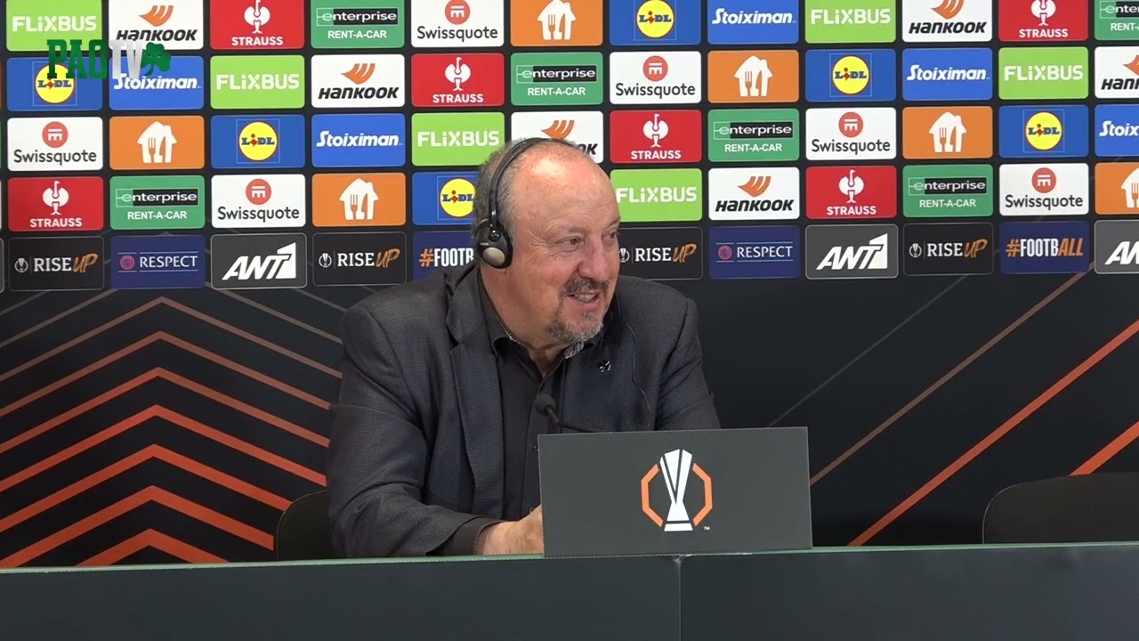 Η συνέντευξη Τύπου μετά τον αγώνα play offs Europa League Παναθηναϊκός-Βικτόρια Πλζεν (με μετάφραση)