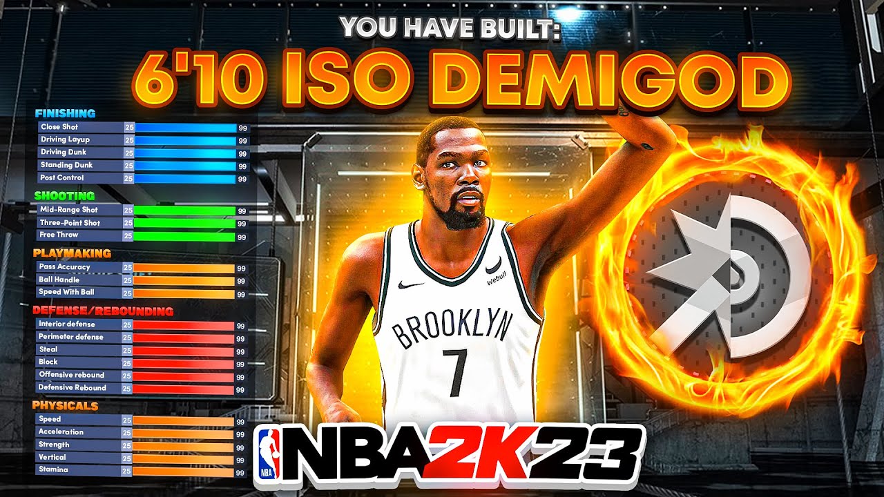 THIS KEVIN DURANT BUILD IS BREAKING NBA 2K23! BEST BUILD 2K23!