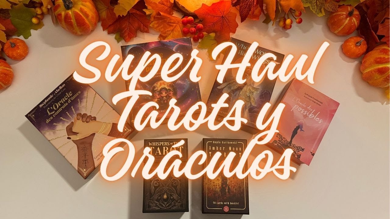 😍 😮 🚨 SUPER  HAUL DE TAROTS Y ORÁCULOS !!!  Tarot Review