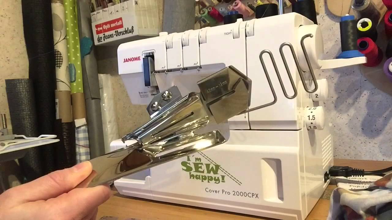 Janome Cover Pro 2000 CPX Teil1