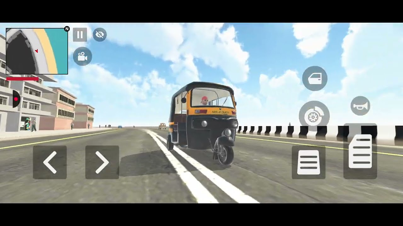 Modern Tuk Tuk Rickshaw Driving - City Mountain Auto Driver - Android GamePlay 2026
