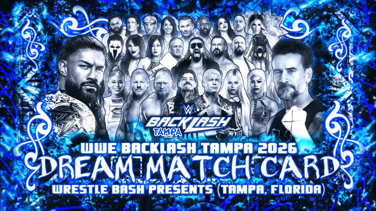 Список матчей мечты на WWE Backlash Tampa 2026