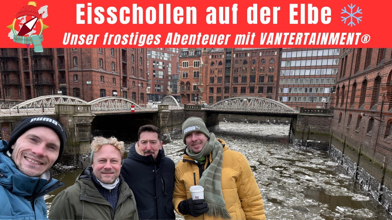 Eisschollen auf der Elbe ❄️ Unser frostiges Abenteuer mit VANTERTAINMENT®