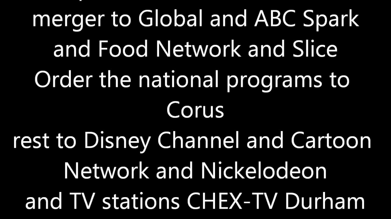 Corus Entertainment and Shaw Media merger in 2016