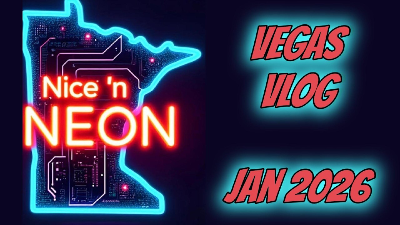 Nice 'n Neon Debut: FIRST VEGAS VLOG! 🎰 4 days at MGM Grand & EPIC House of Dragons Win (Jan 2026)
