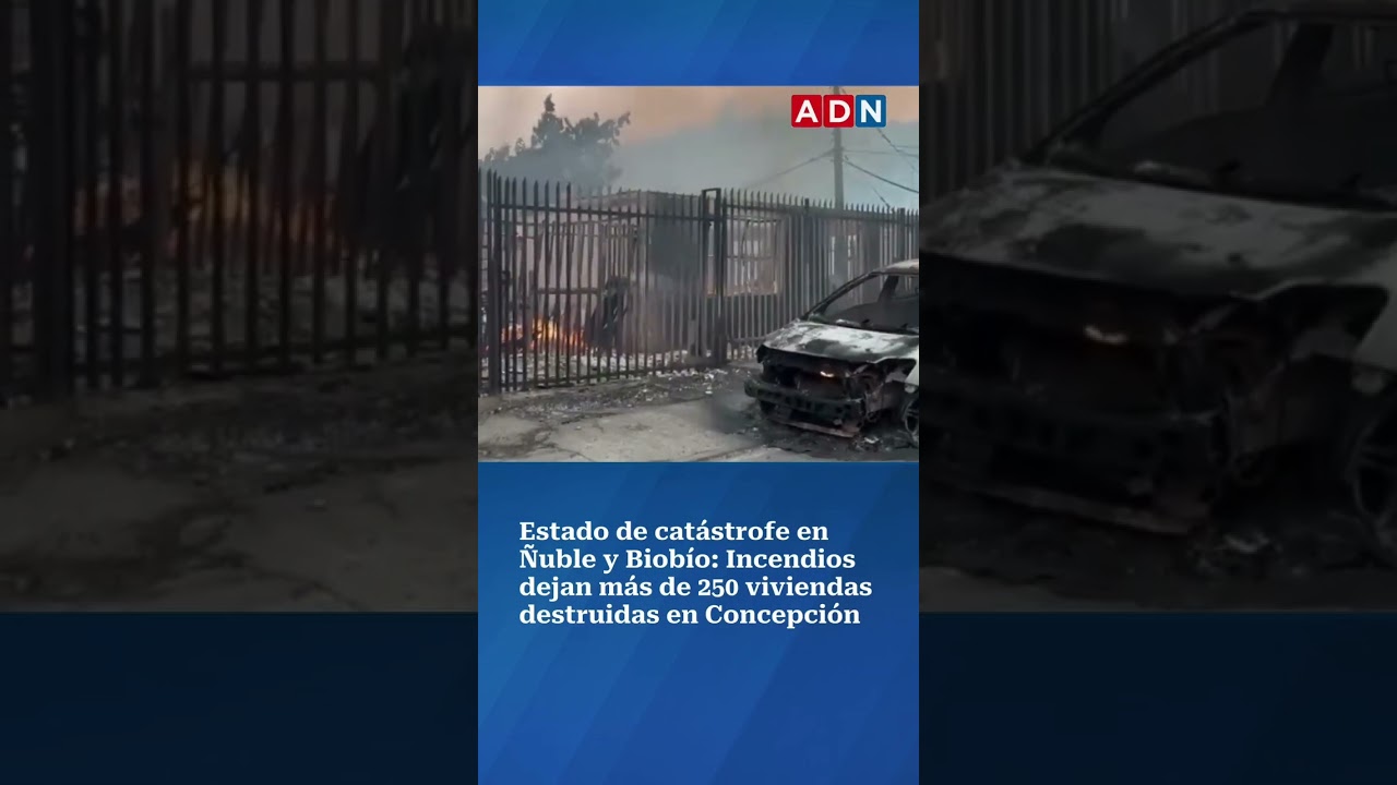 🔴 Estado de cat&aacute;strofe en las regiones de &Ntilde;uble y Biob&iacute;o