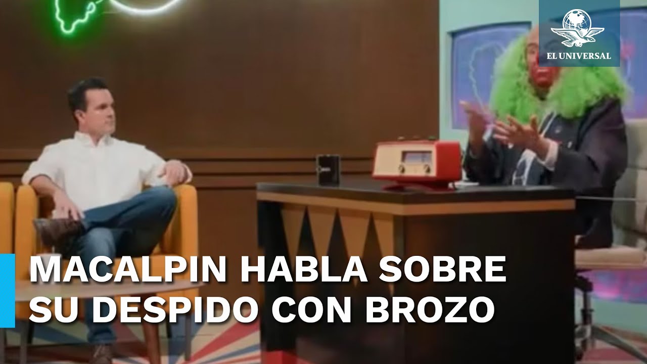 Gustavo Macalpin se sincera con Brozo sobre su despido de Canal 66