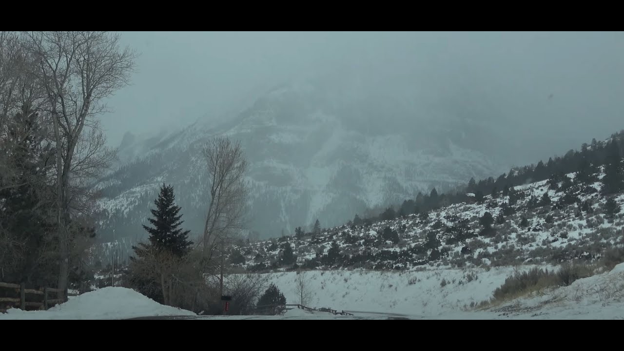 Up and Down the Southfork in the snow February 2021/Cody, Wyoming