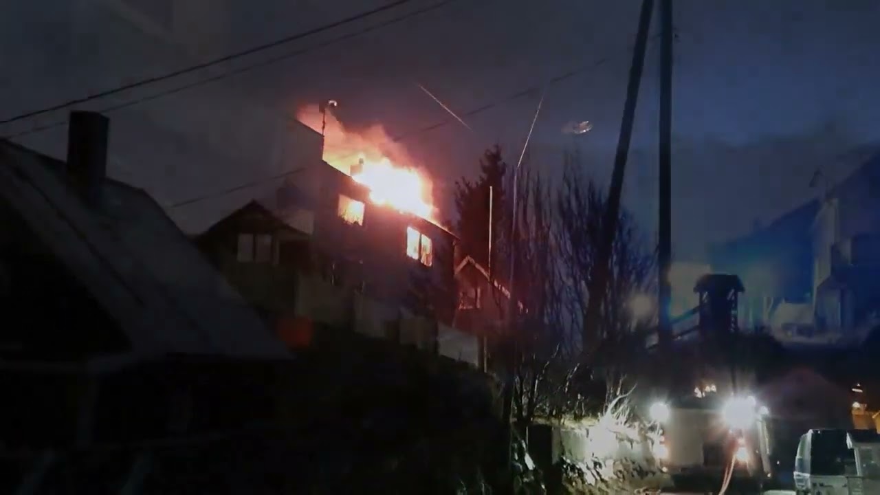 Brann Fjellveien Honningsvåg