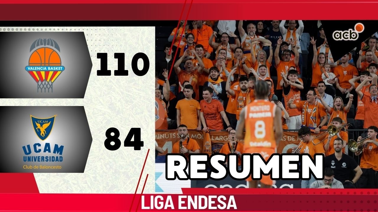🟠 Valencia vs Murcia- Liga ACB- RESUMEN