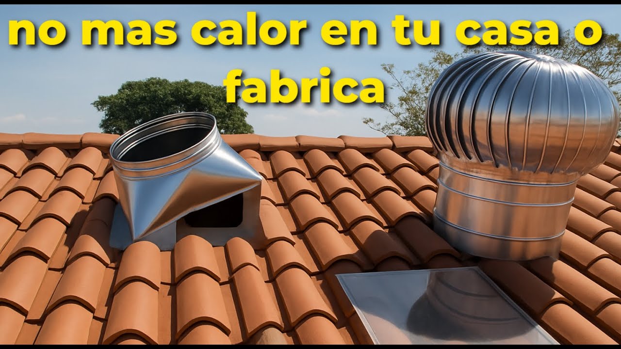 como instalar extractor eólico