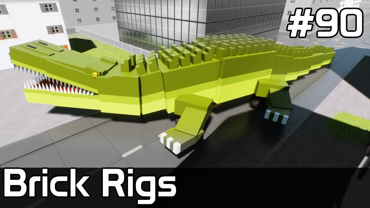 Brick Rigs PL [#90] KROKODYL Rzeczny /z Plaga