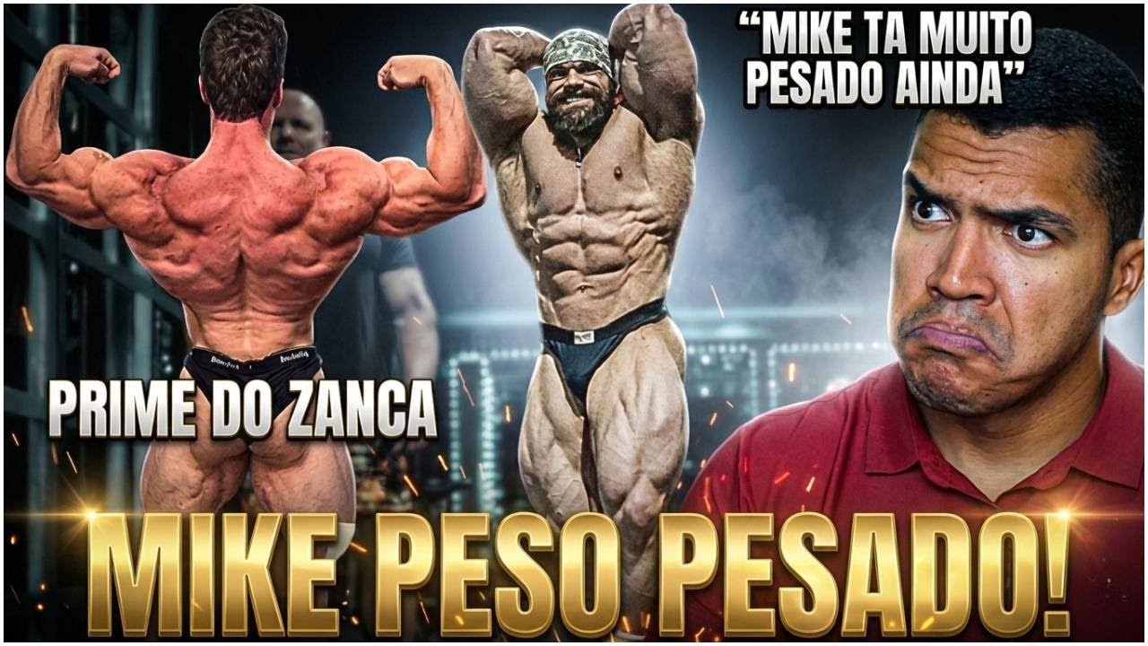 ZANCA REVELA DORSAL ABSURDA E MIKE VAI PRO TUDO OU NADA PESAR 96KG'S NOVAMENTE