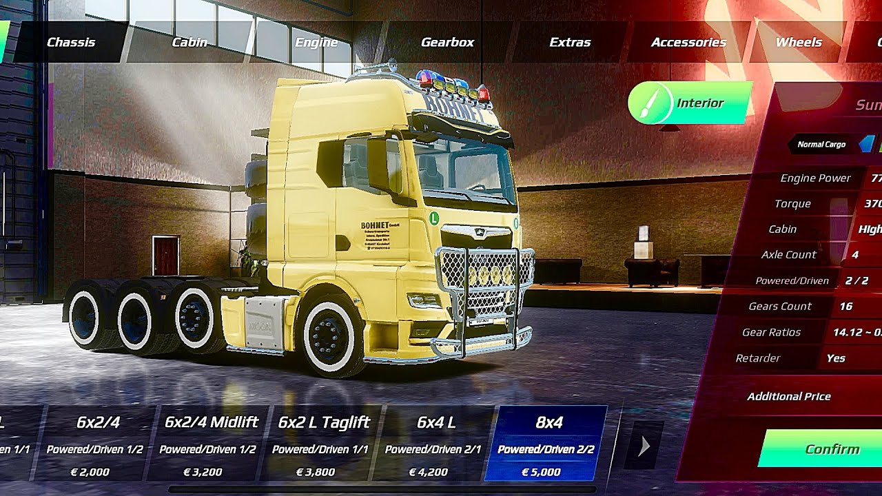 MAN TGX Truck Customisation 770hp  370 torque | #toe3 #upgrade #mantrucks #toe 