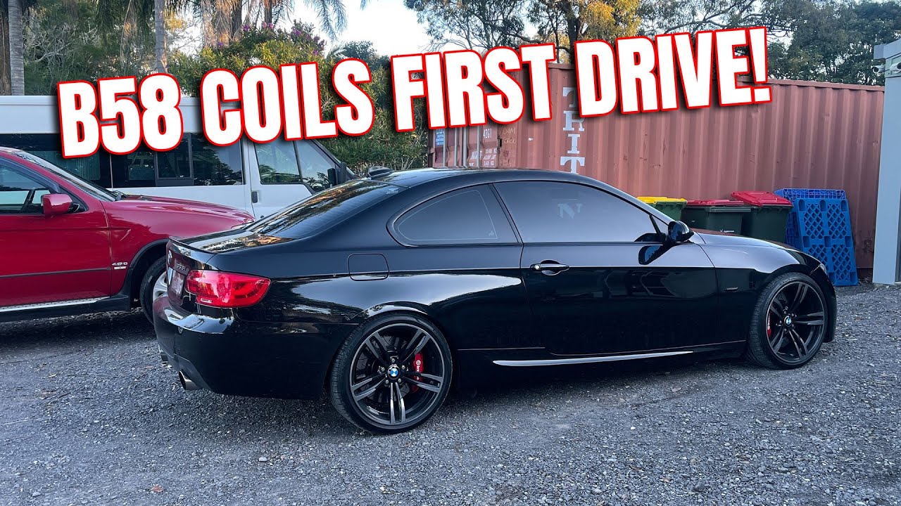 B58 Coils On a N54 First Drive: Can i tell the difference....
