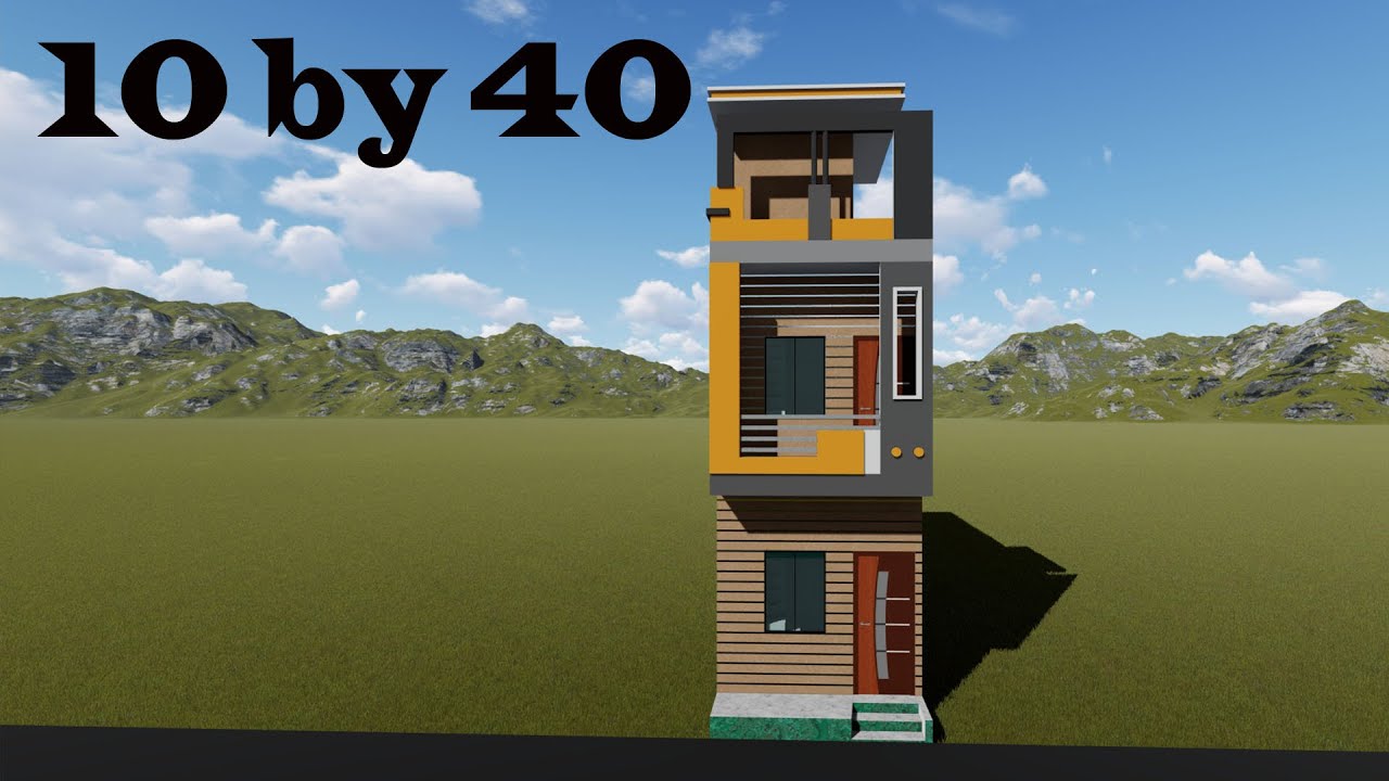10x40 house plan with 3d elevation # 10 by 40 best house plan # 10*40 small home design