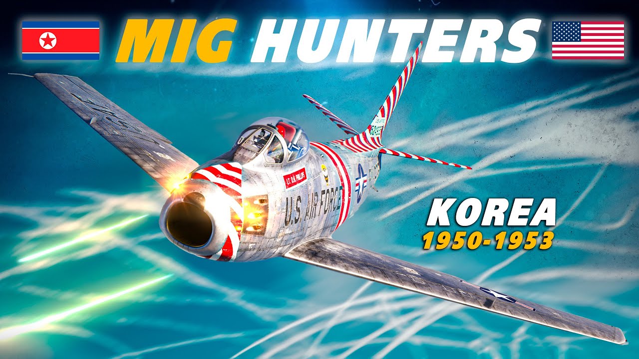 F-86 «Сейбр» против МиГ-15 над Северной Кореей — Аллея МиГов | Корея 1950-1953 | Цифровой боевой ...