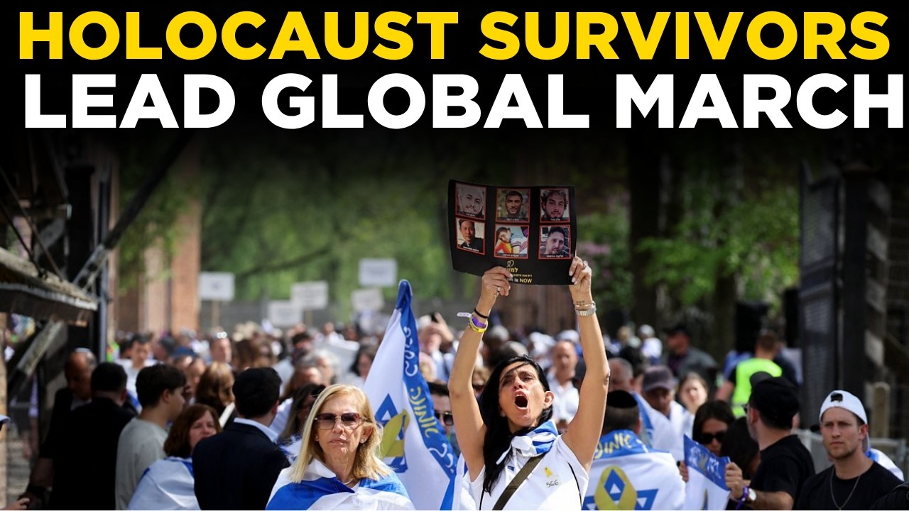 MARCH OF THE LIVING LIVE | World Remembers Victims of the Holocaust from Auschwitz | WORLD NEWS LIVE