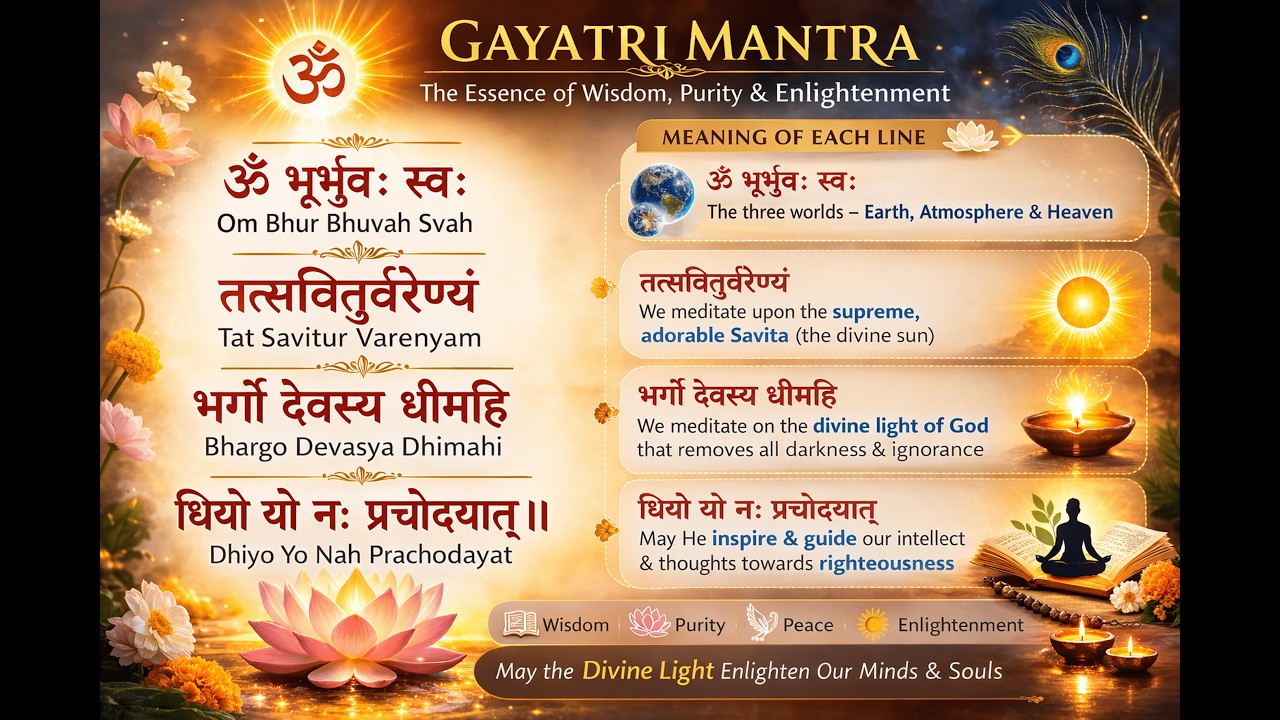 10 मिनट शक्तिशाली गायत्री मंत्र | मन, बुद्धि और आत्मा को शुद्ध करने वाला दिव्य मंत्र #gayatrimantra