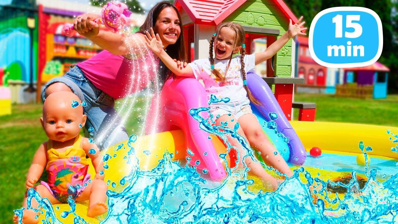 ¡Vamos a pintar arena con una varita mágica! Juegos con Maya y Lina