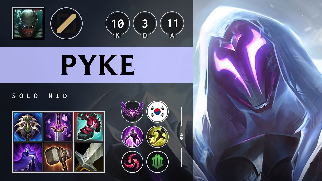 Pyke Mid vs Hwei - KR Master Patch 25.19