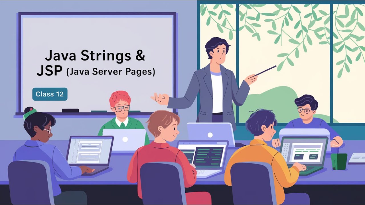 Full Stack - Class 12 | Java Strings & JSP (Java Server Pages)