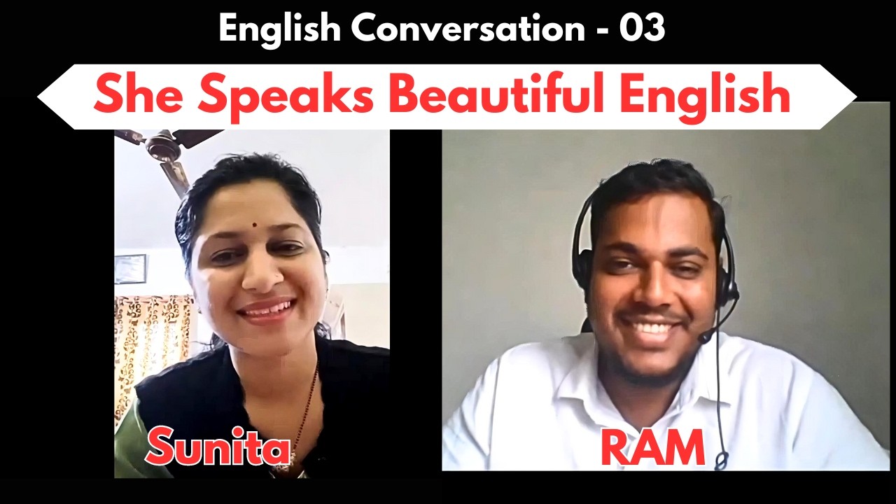 She speaks beautiful English| English Conversation | RAM
