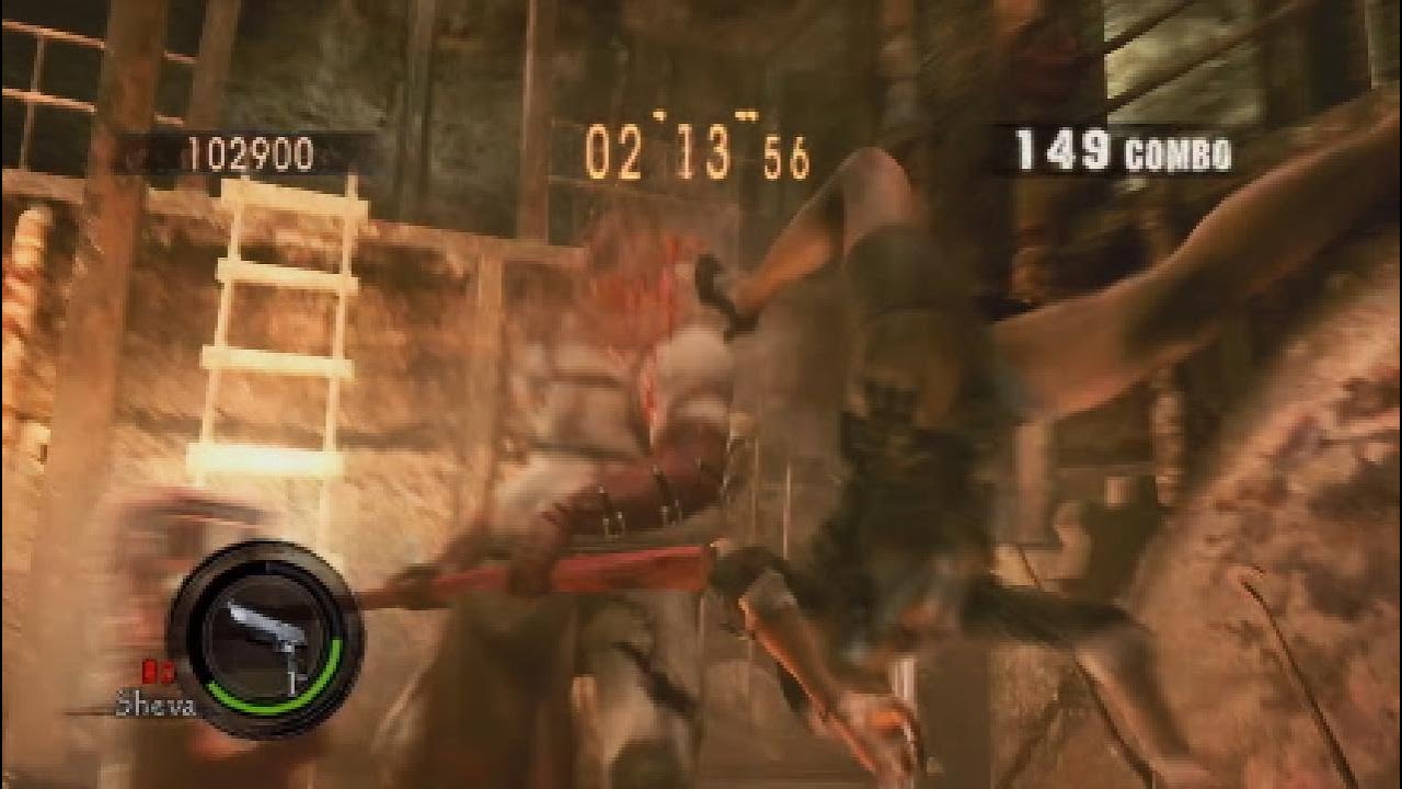 【バイオ5/RE5】 Mercenaries United SOLO Prison 監獄 Sheva(OL) 893k