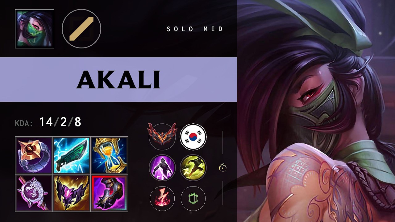 Akali Mid vs Viktor - KR Grandmaster Patch 26.17