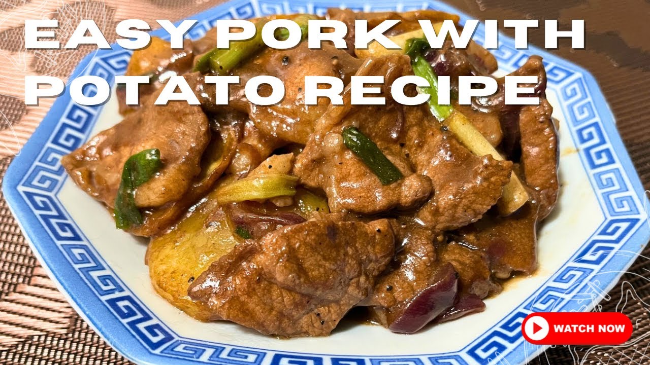 Easy Filipino Home-Style Recipe| Easy Pork & Potato Recipe!#cooking #porkrecipe #lutongbahay #food 
