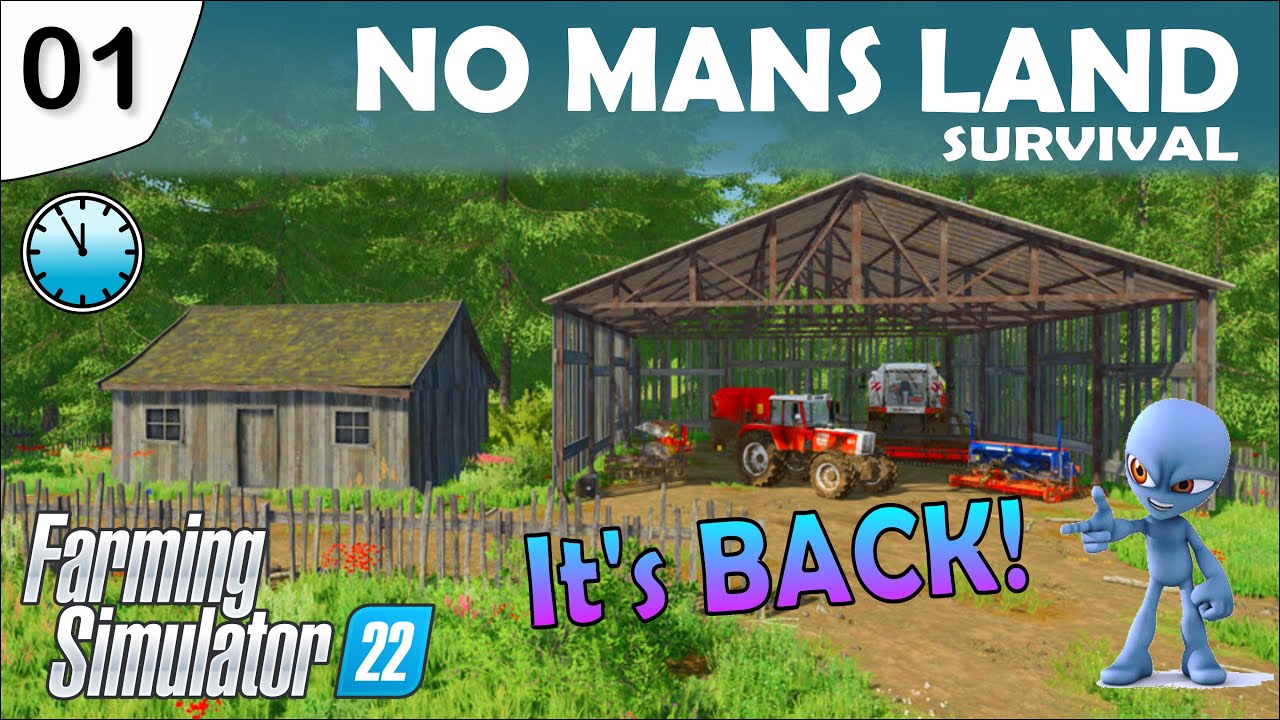 NO MANS LAND SURVIVAL HARDCORE! Day 01 Massive Debt & Loan | Farming Simulator 22 | FS22 | Lets Play