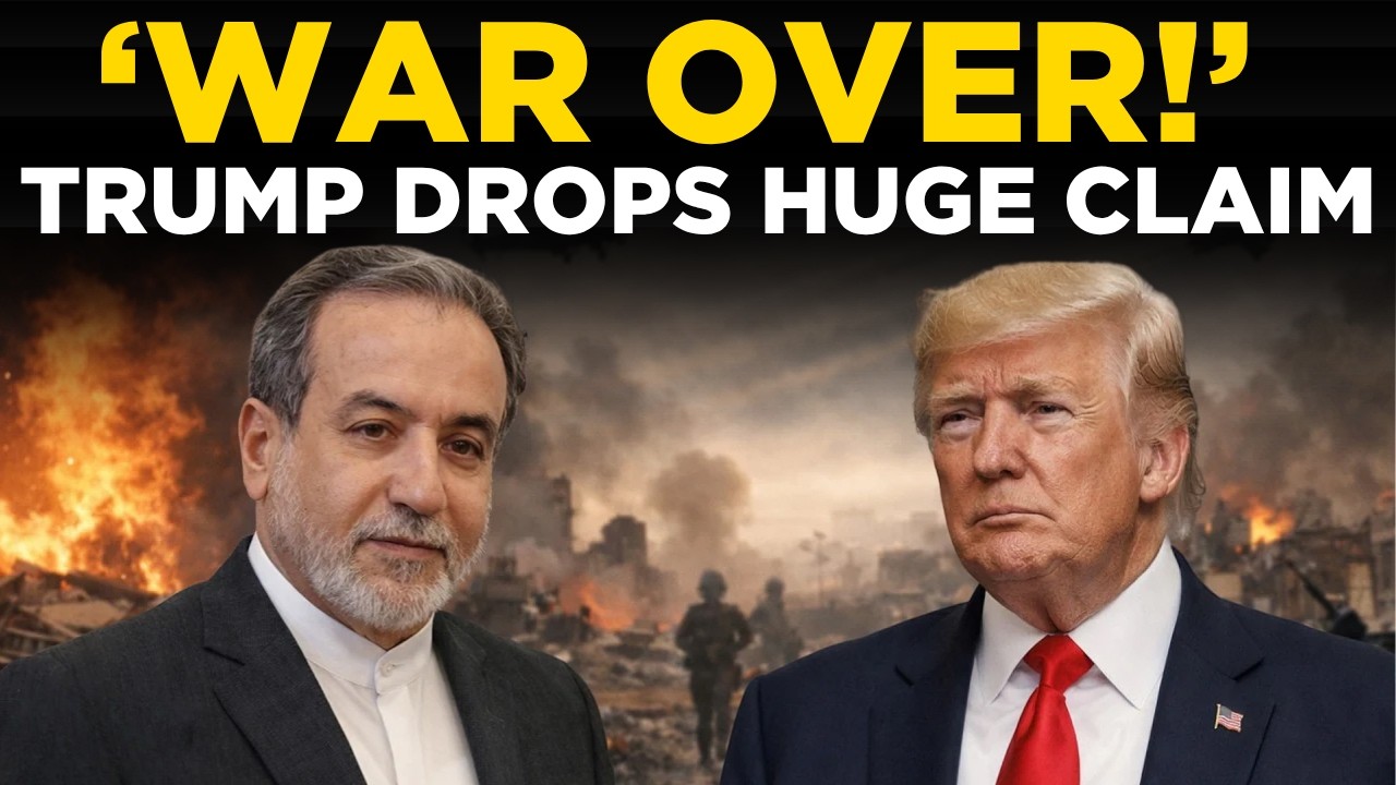 TRUMP IRAN ANNOUNCEMENT LIVE | Trump Claims Iran War Is Over As Tensions Continue Across Middle East