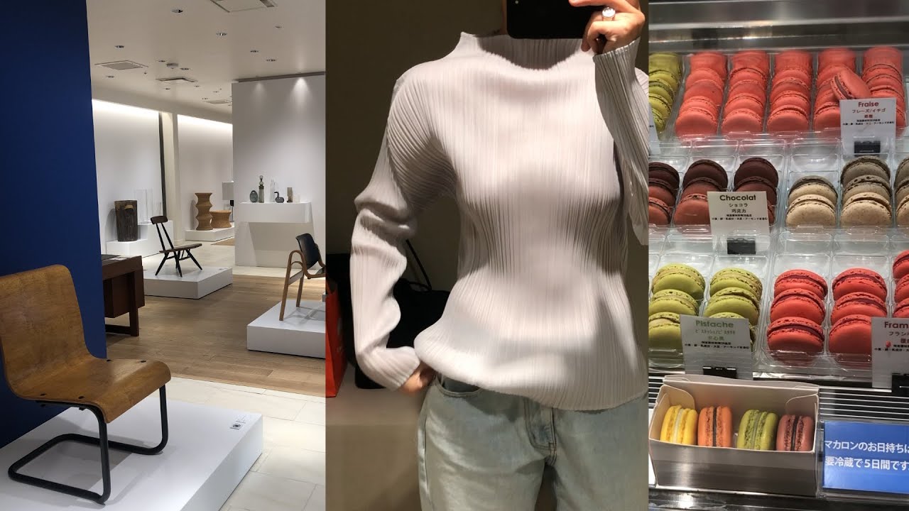 나홀로 도쿄 여행 - 면세점 언박싱, 이세탄 백화점, 빔즈 | 긴자 미츠코시, 마츠야 백화점,플리츠플리즈, 금자안경 | 우연히 찾아간 식당들