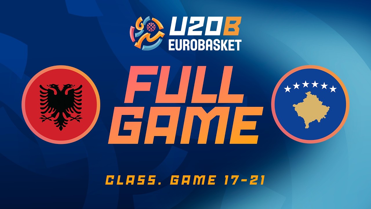 Class. Game 17-21 | Albania v Kosovo | Full Basketball Game | FIBA U20 EuroBasket 2026 Division B