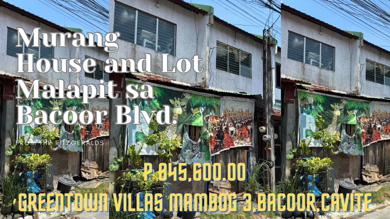Murang bahay malapit sa BACOOR BLVD