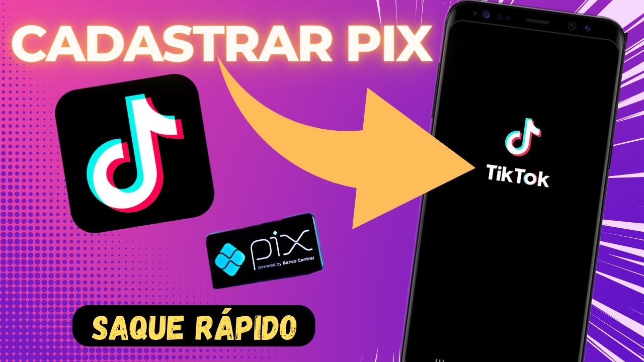 COMO CADASTRA PIX NO TIKTOK - CADASTRAR PIX TIKTOK CHAVE PIX DO TIKTOK