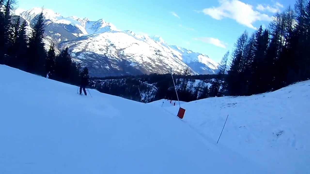 Ski La Plagne : montalbert vers plagne centre