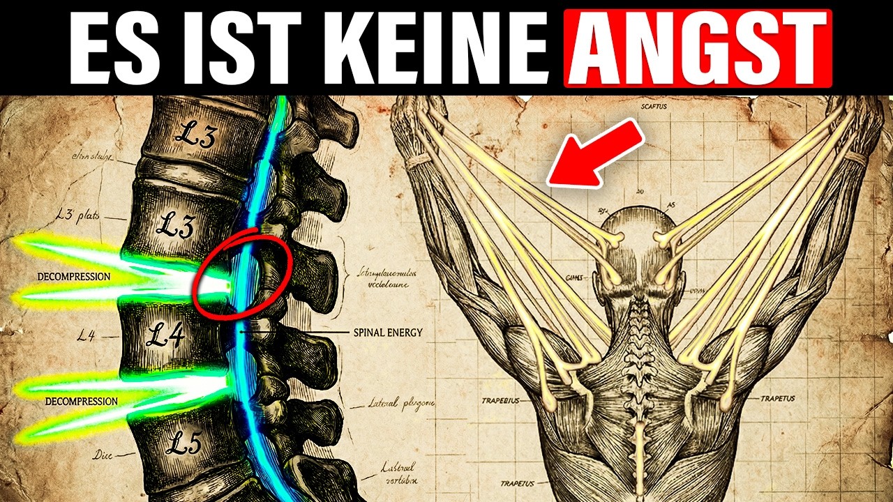 Die Schwerkraft zerquetscht deine Seele: Befreie deine Wirbelsäule in nur 1 Minute