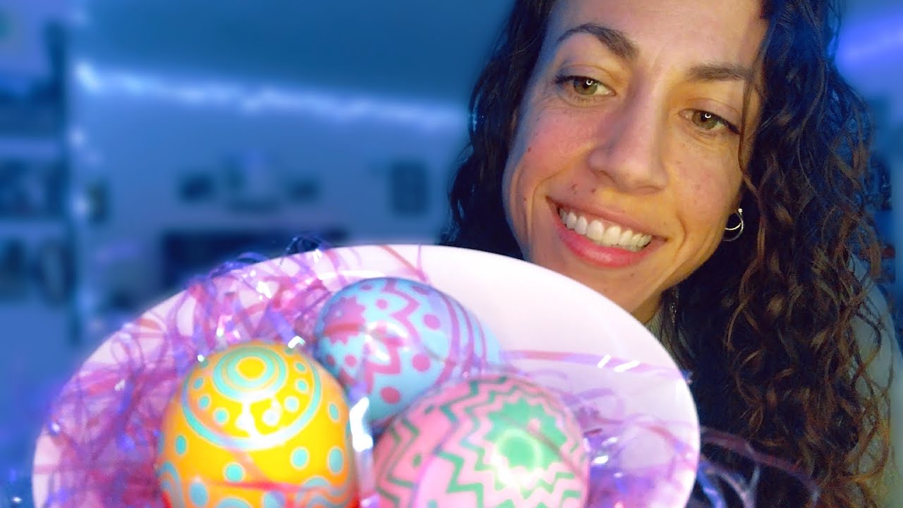 ASMR Easter Egg Fun🐰🥚(holiday triggers)