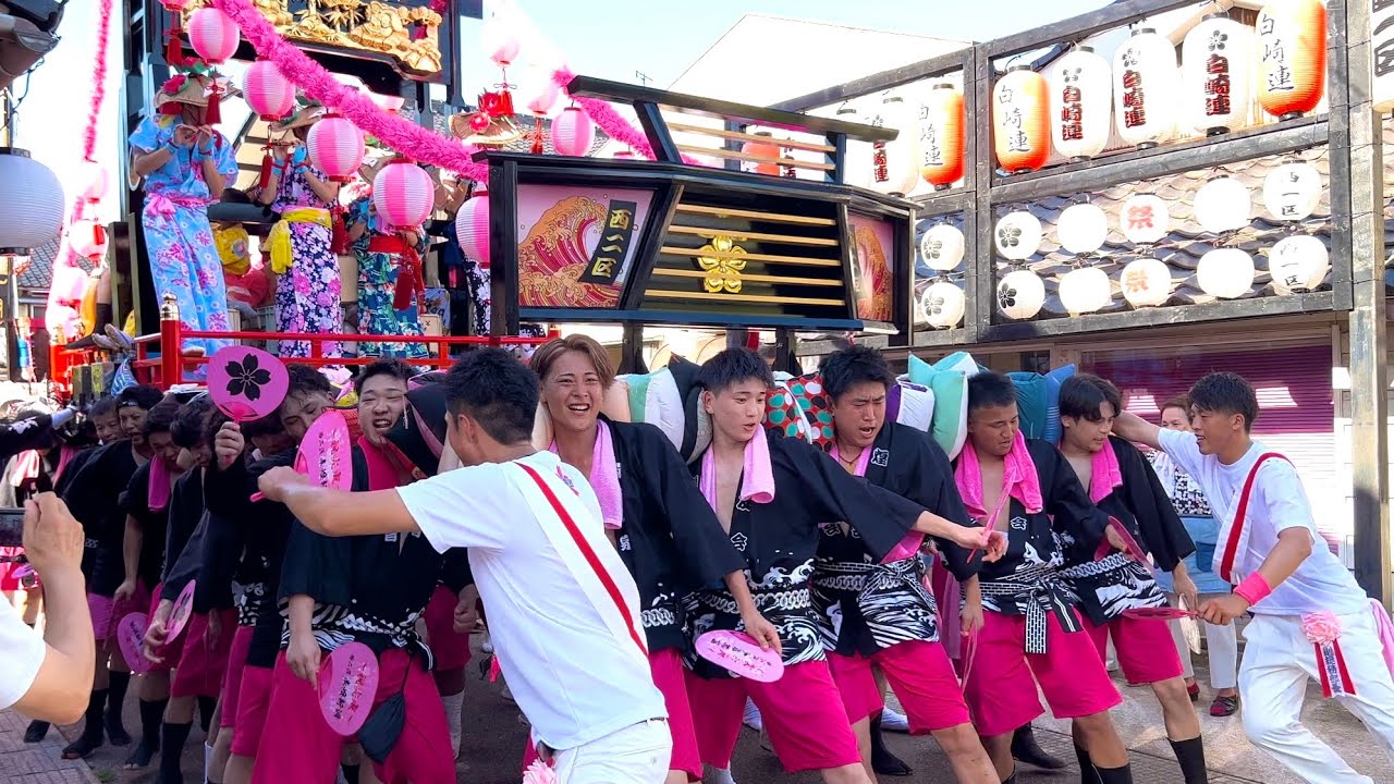 石崎奉燈祭  2023  西二区出発～