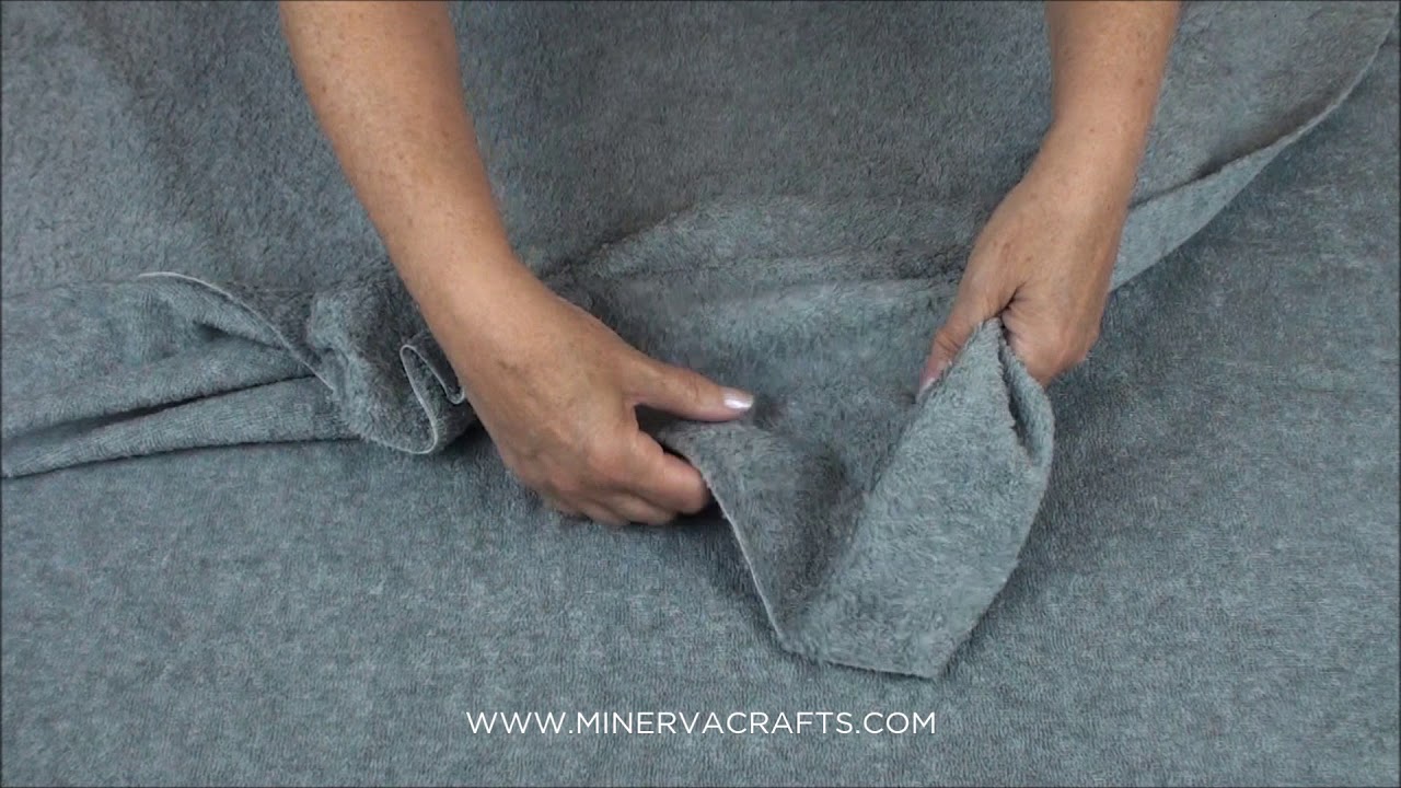 Melange Terry Towelling Fabric Blue