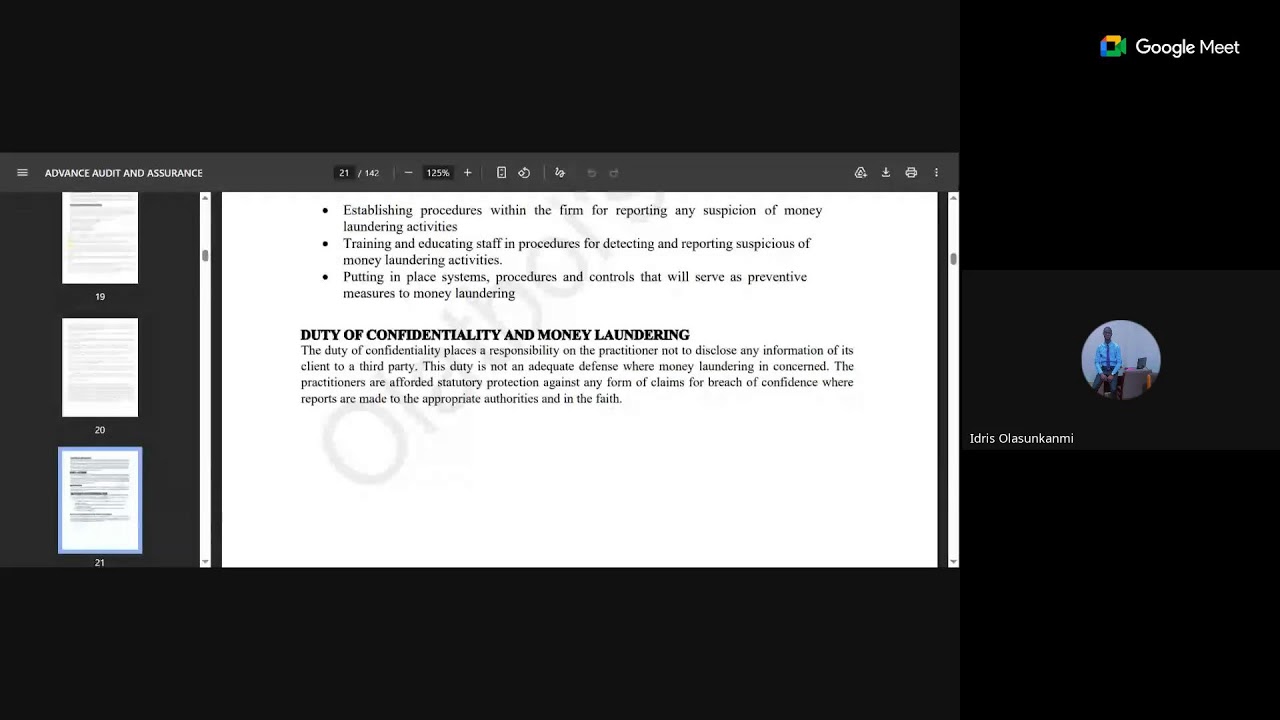 ADVANCE AUDIT AND ASSURANCE GENERAL CLASS CHAPTER 2: REGULATORY ENVIRONMENT 2