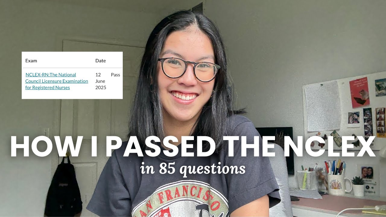 How I Passed The NCLEX In 85 Questions | resources, study plan, & testing tips