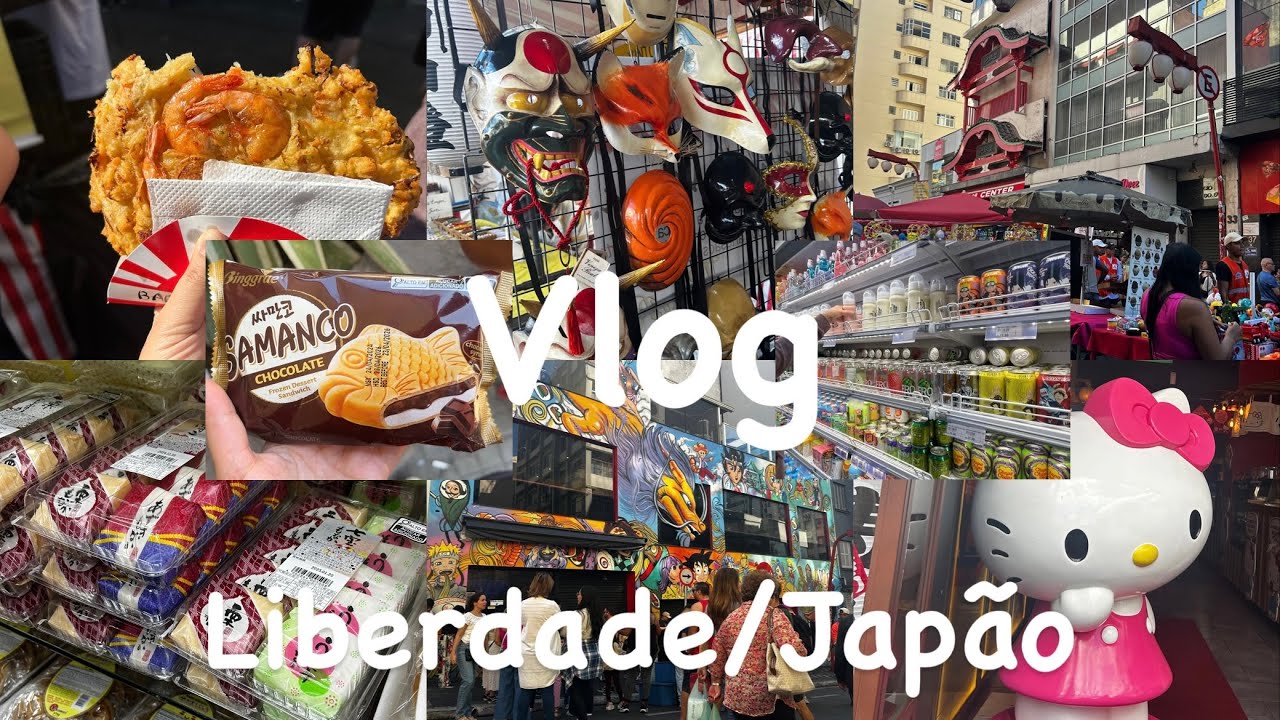 Vlog | Japão/Liberdade, Guioza, Tempurá, Sushi e Comprinhas 🍣🥟🍱